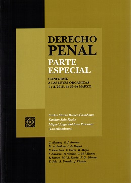 Derecho Penal. Parte Especial Conforme a las Leyes Orgánicas 1 y 2/2015, de 30 de Marzo-0