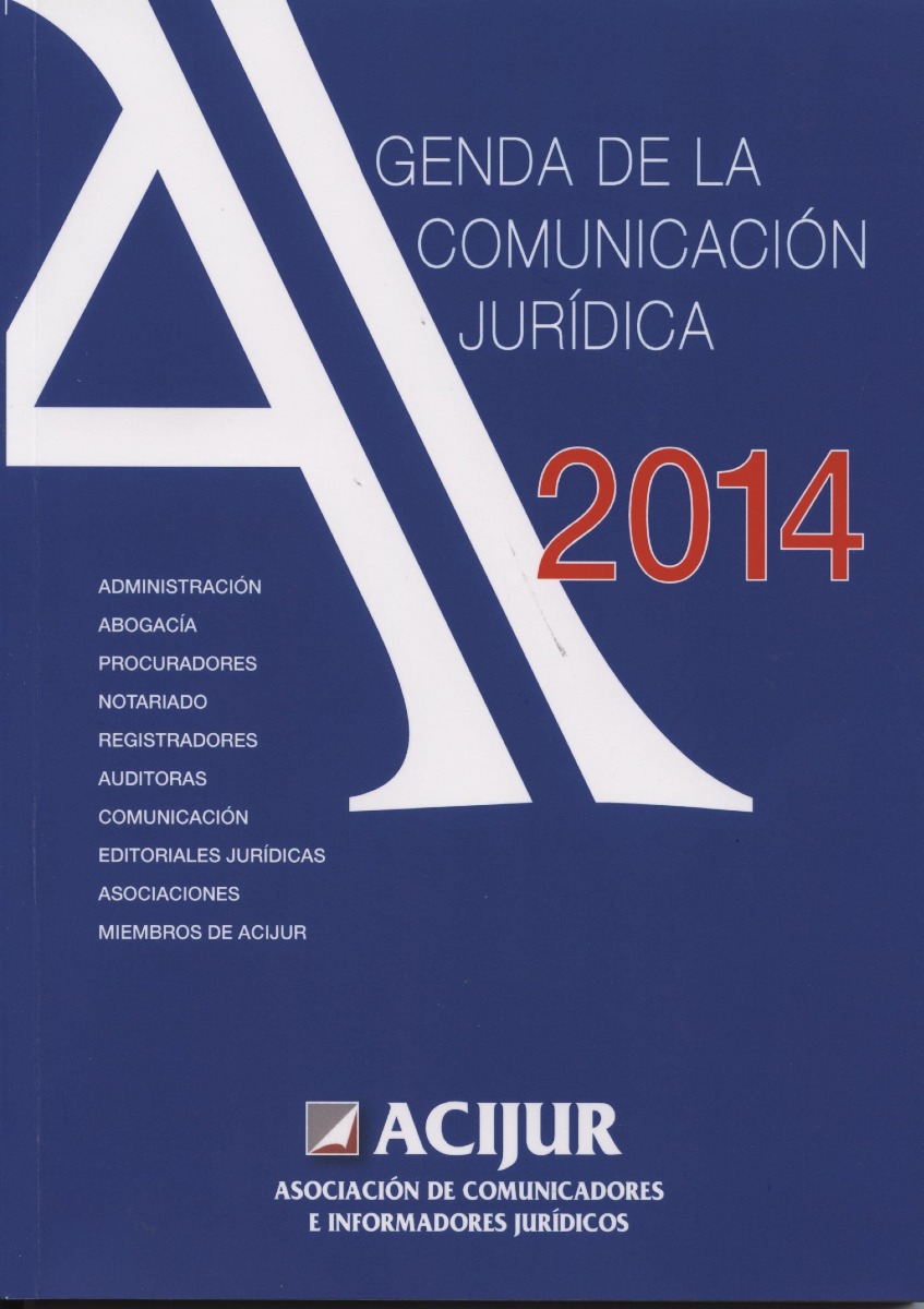 Agenda de la Comunicación Juridica 2014 -0