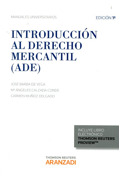 Introducción al Derecho Mercantil (ADE) 2015 -0