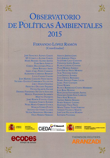 Observatorio de Políticas Ambientales 2015 -0