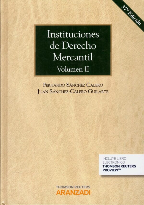 Instituciones de Derecho Mercantil, 02. 2015 -0
