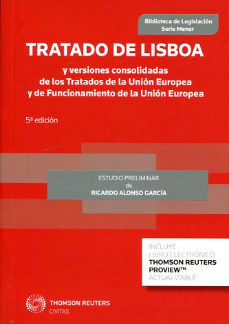 Tratado de Lisboa 2015 y Versiones Consolidadas de los Tratados de la Unión Europea y de Funcionamiento de la Unión Europea-0