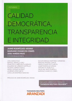 Calidad Democrática, Transparencia e Integridad -0