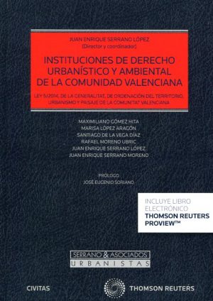 Instituciones de Derecho Urbanístico y Ambiental de la Comunidad Valenciana la Comunidad Valenciana-0