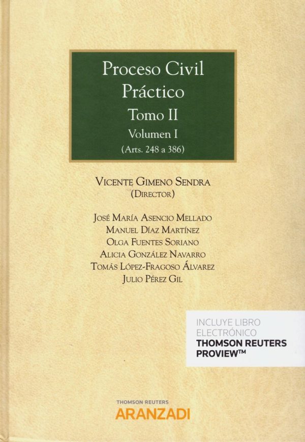 Proceso Civil Práctico, Tomo II. Volumen I y II -26728