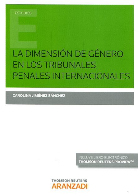 La Dimensión de Género en los Tribunales Penales Internacionales -0