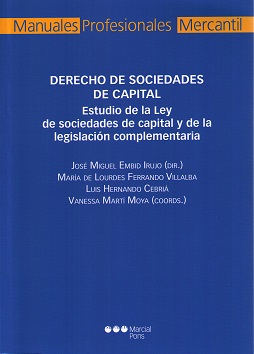 Derecho de Sociedades de Capital 2016 Estudio de la Ley de Sociedades de Capital y de la Legislación Complementaria-0