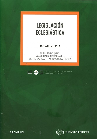 Legislación Eclesiástica 2016 -0