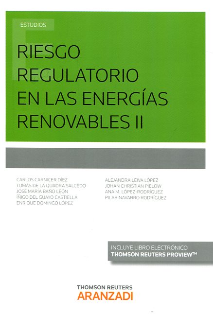 Riesgo Regulatorio en las Energías Renovables II -0
