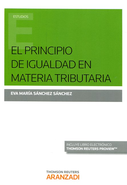 El Principio de Igualdad en Materia Tributaria -0