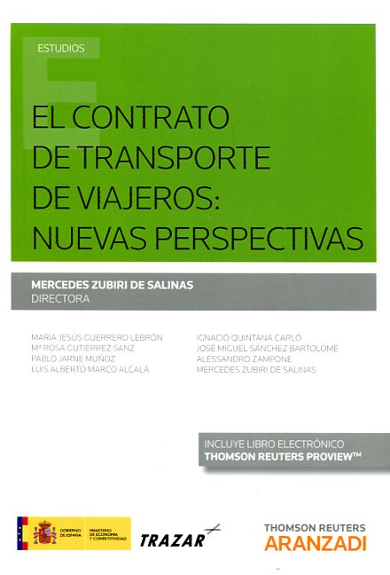 Contrato de Transporte de Viajeros: Nuevas Perspectivas -0