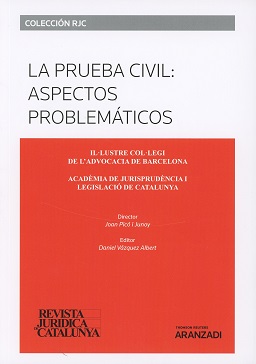 Prueba Civil: Aspectos Problemáticos Revista Judicial de Catalunya-0