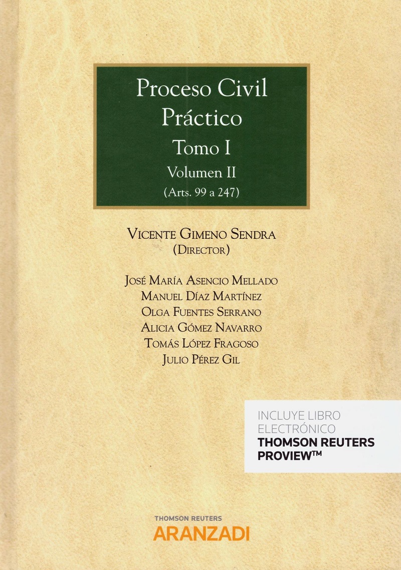 Proceso Civil Práctico. Tomo I. Vol I-II (2 Vols.) -0