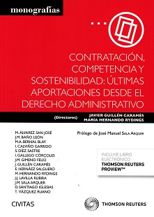 Contratación, competencia y sostenibilidad: Últimas aportaciones desde el Derecho Administrativo -0