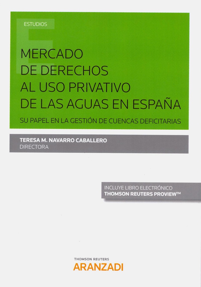 Mercado de derechos al uso privativo de las aguas en España -0