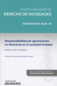 Responsabilidad por Aportaciones no Dinerarias en la Sociedad Limitada (Monografía Nº 46 R.D.Sociedades 2017)-0