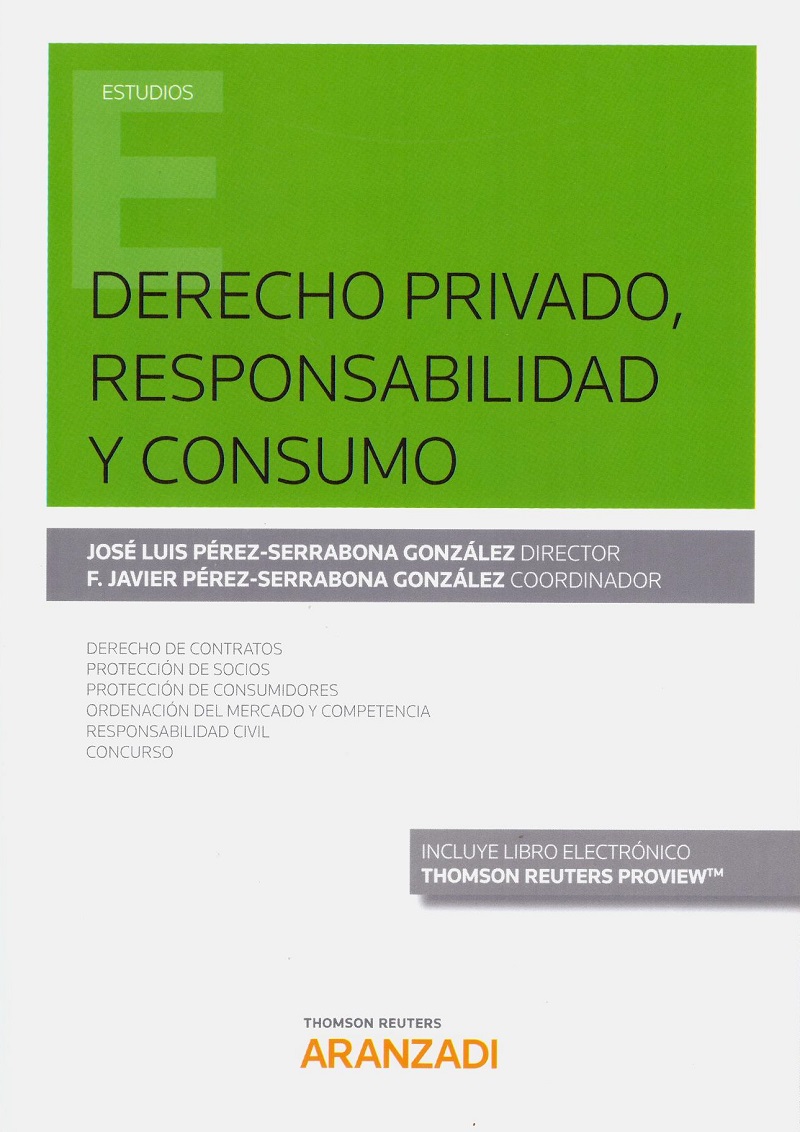 Derecho Privado, Responsabilidad y Consumo -0