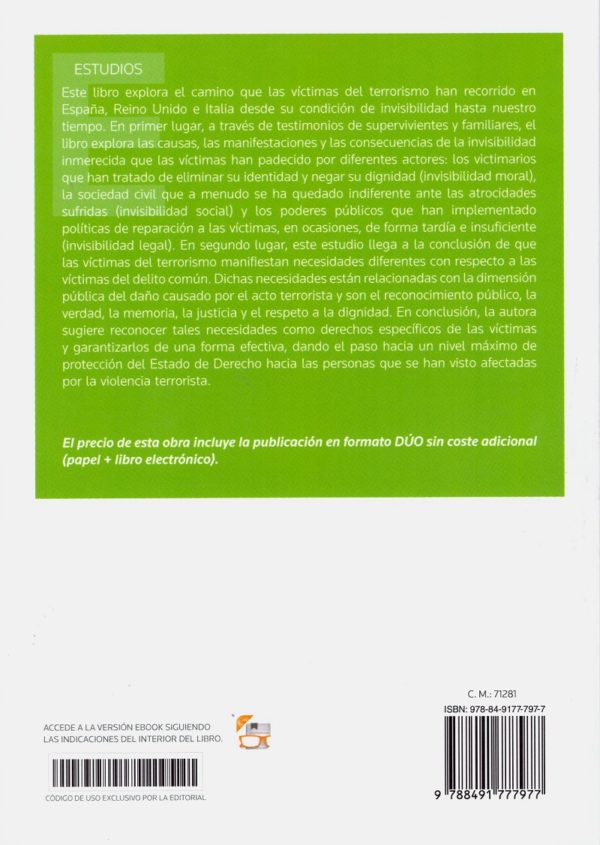 Las Víctimas del Terrorismo: de la Invisibilidad a los Derechos -29839