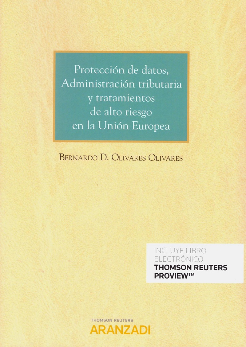 Protección de Datos, Administración Tributaria y Tratamientos de Alto Riesgo en la Unión Europea-0