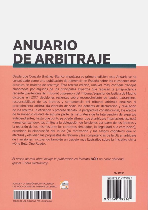 Anuario de arbitraje 2018 -29313