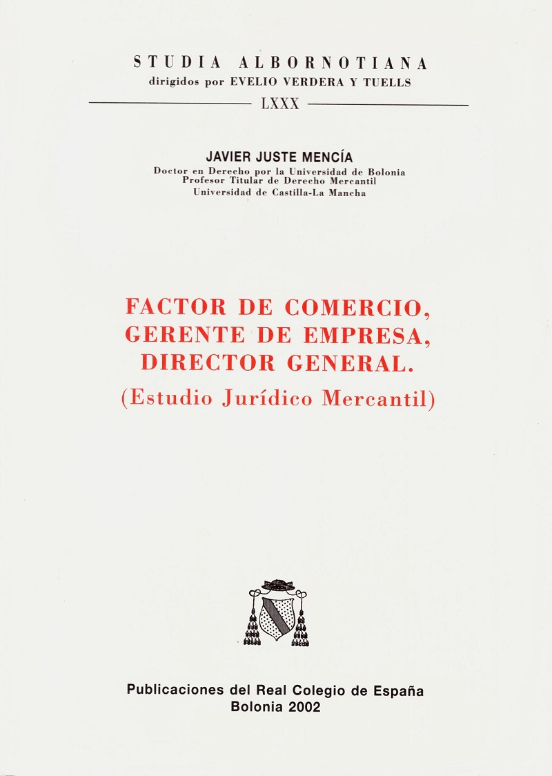 Factor de Comercio, Gerente de Empresa, Director General -0