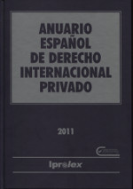 Anuario Español de Derecho Internacional Privado 2011 Tomo XI-0