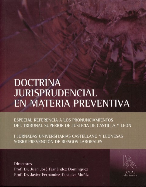 Doctrina Jurisprudencial en Materia Preventiva. Especial Referencia a los Pronunciamientos del Tribunal Superior de Castilla y León.-0