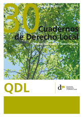 Cuadernos de Derecho Local Nº 30 (X 2012) -0