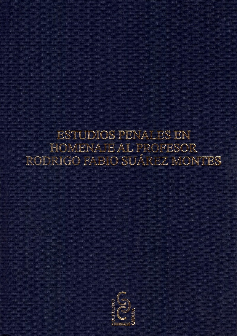 Estudios Penales en Homenaje al Profesor Rodrigo Fabio Suárez Montes -0