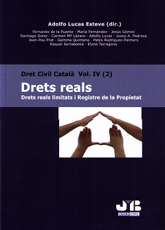 Dret Civil Català Vol.IV (2) Drets Reals Drets Reals Limitats i Registre de la Propietat -0