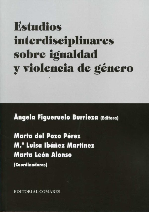 Estudios Interdisciplinares sobre Igualdad y Violencia de Género-0