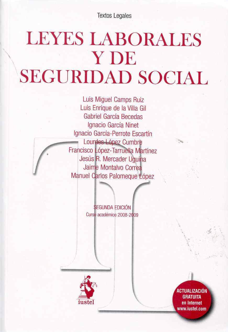 Leyes Laborales y de Seguridad Social 2008 -0