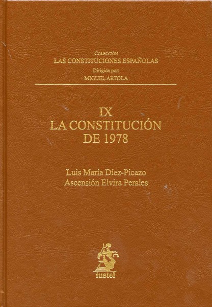 Constitución de 1978. Las Constituciones Españolas, Tomo IX -0
