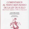 Comentarios al Texto Refundido de la Ley del Suelo. (Real Decreto Legislativo 2/2008, de 20 de Junio)-0