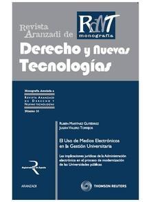 Revista de Derecho y Nuevas Tecnologías, 10. El Uso de Medios Electrónicos en la Gestión Universitaria.-0