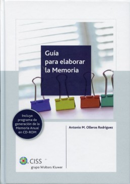 Guía para Elaborar la Memoria Incluye Programa de Generación de la Memoria Anual en CD-ROM-0