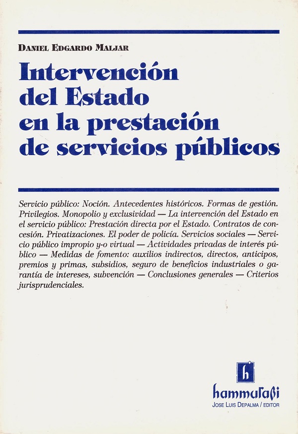 Intervención del Estado en la prestación de servicios públicos -0