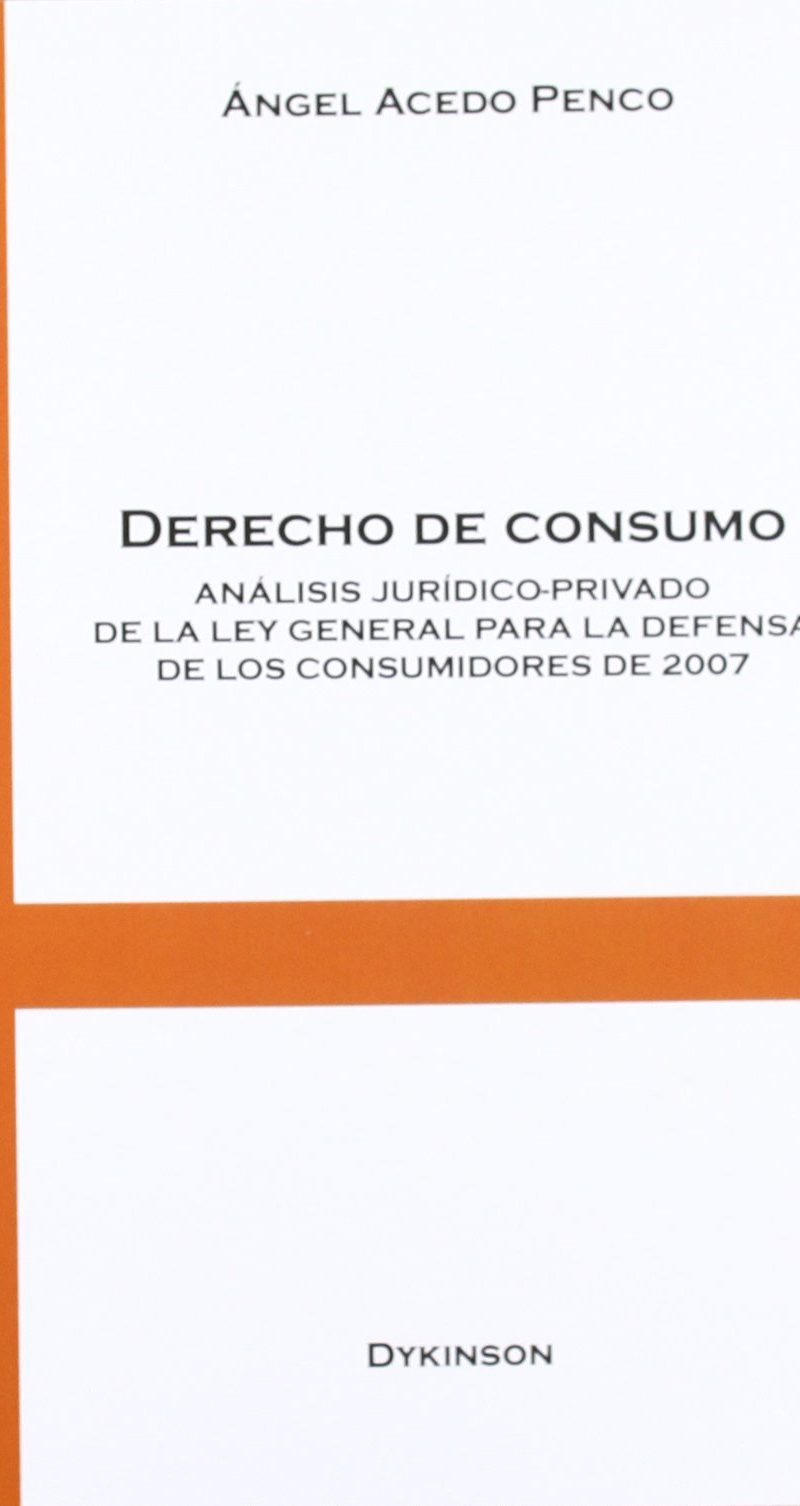 DERECHO DE CONSUMO-9788415454526