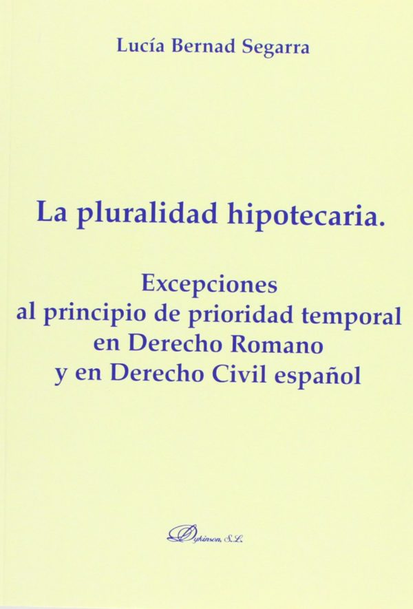 PLURALIDAD HIPOTECARIA