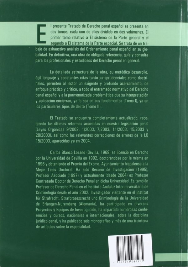 TRATADO DE DERECHO PENAL- CARLOS LOZANO BLANCO