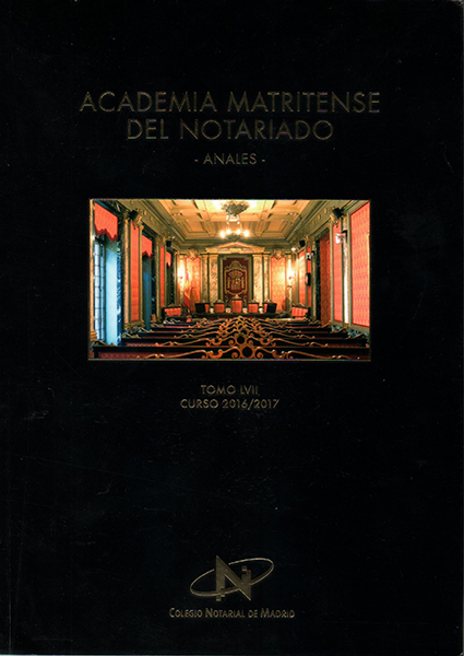 Academia Matritense del Notariado. Anales. L. 2009/2010 -0