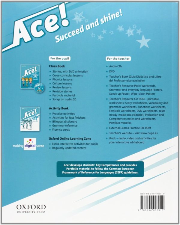 Inglés. Ace! 5 Activity Book -27658