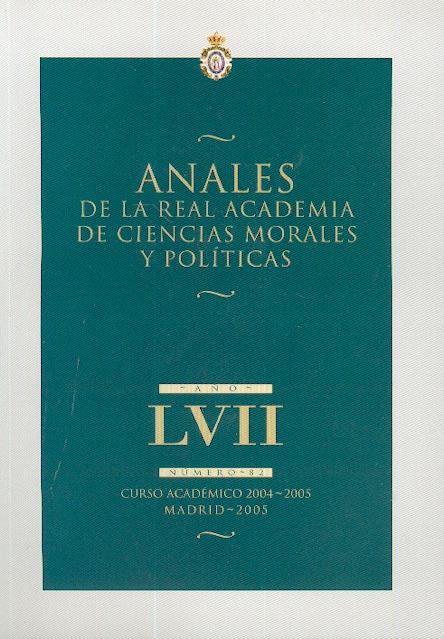 Anales de la Real Academia de Ciencias Morales y Políticas Nº 82 -0