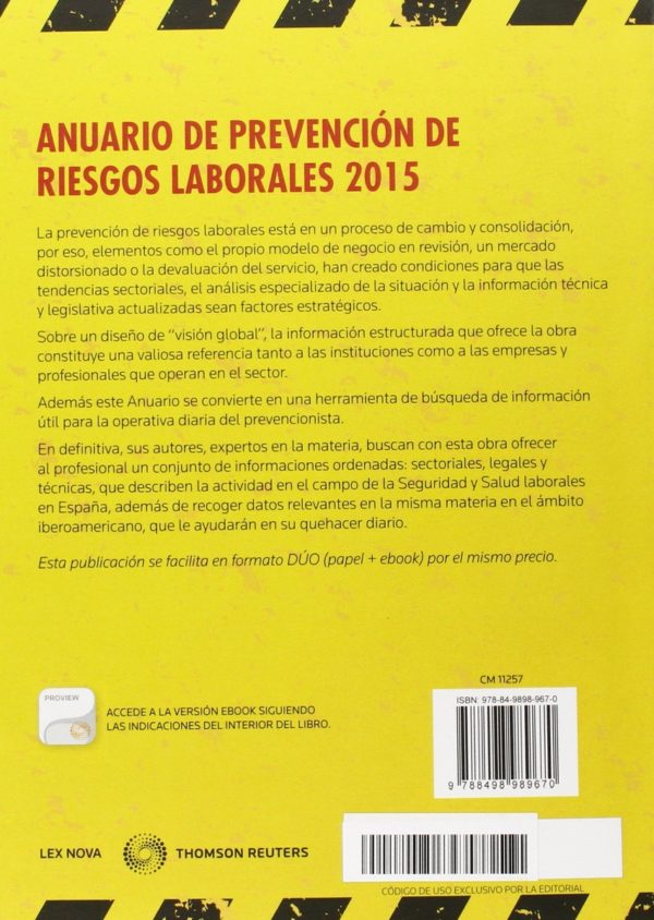 Anuario Prevención de Riesgos Laborales 2015 -56832