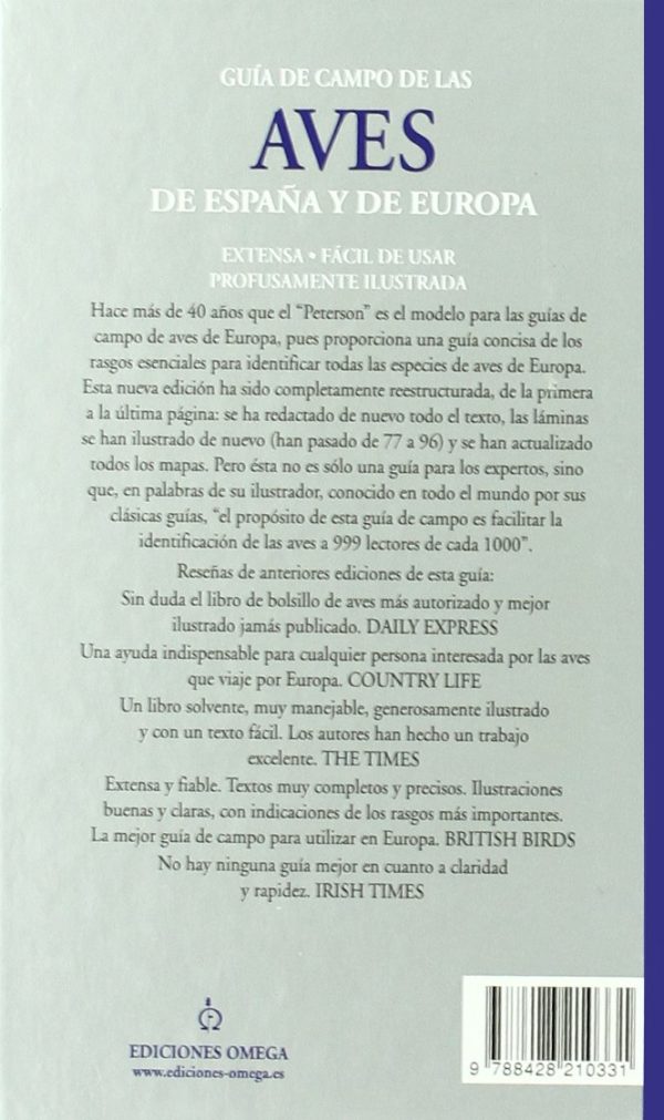 Guía de campo de las aves de España y de Europa -59390