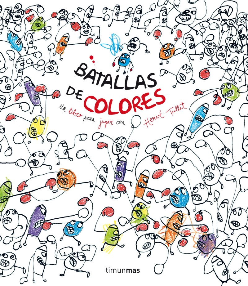 Batalla de colores Un libro para jugar con Hervé Tullet-0