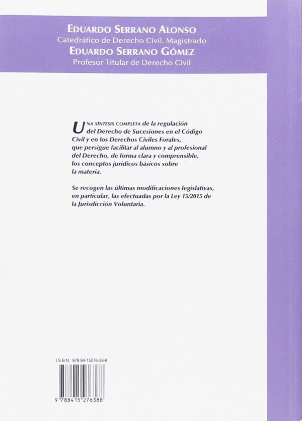 Manual de Derecho Civil. Curso V. Plan Bolonia 2015 Derecho de Sucesiones-36153