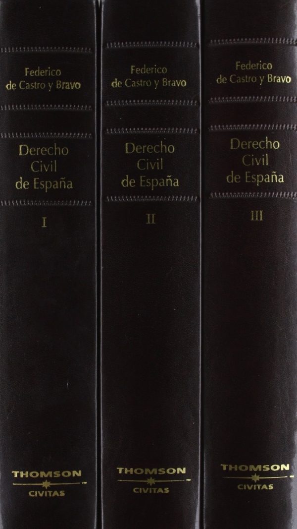 Derecho Civil de España. 3 Vols. -27328