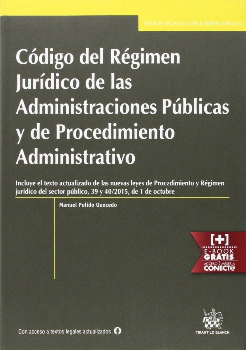 Código del Régimen Jurídico de las Administracioens Públicas y de Procedimiento Administrativo-0