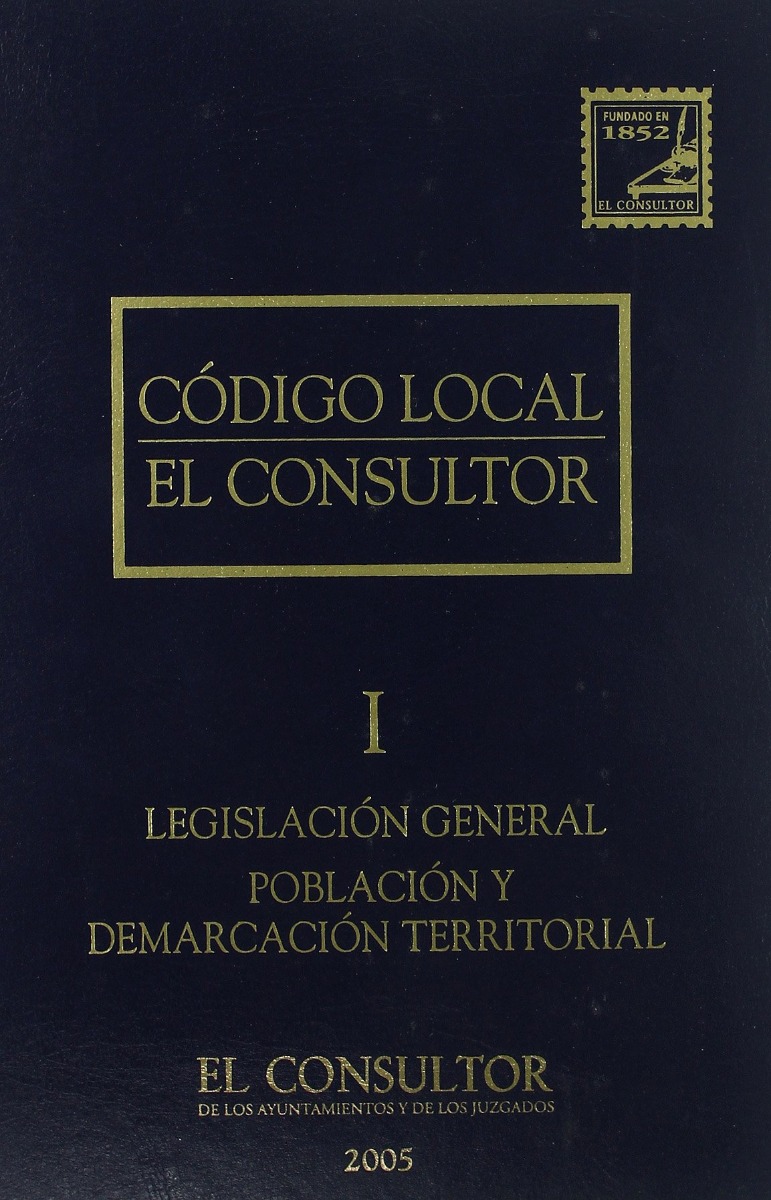 Código Local, 01. Legislación General. Población y Demarcación Territorial.-0